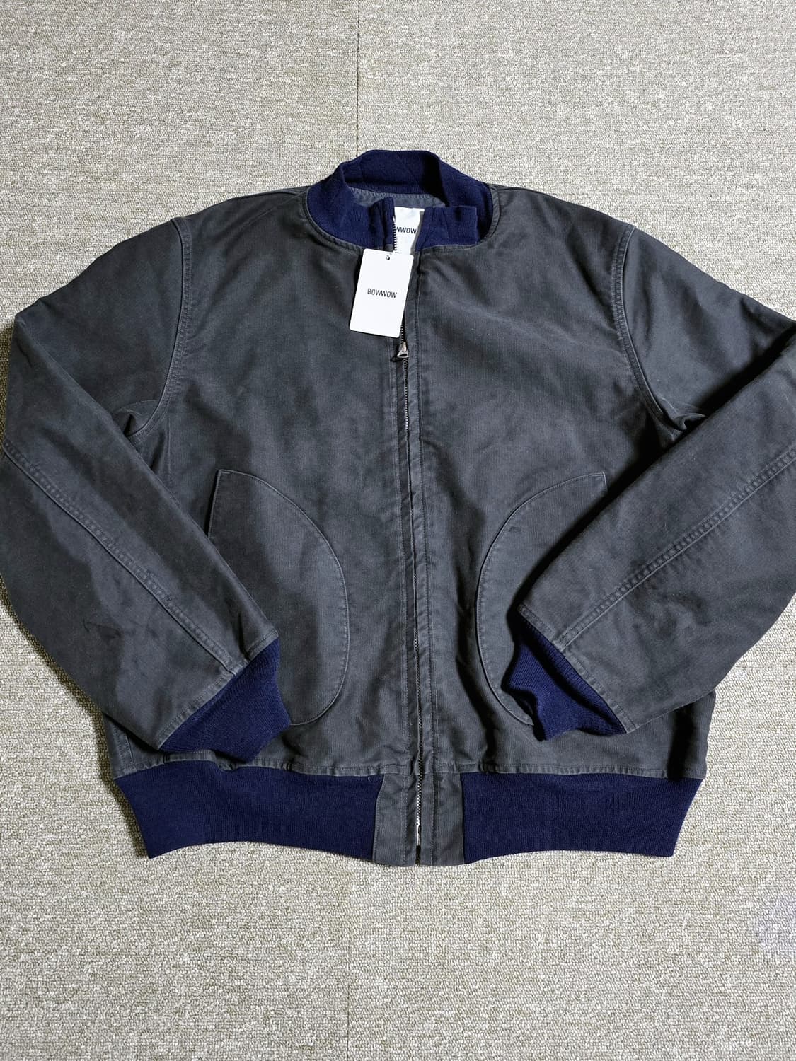 보우와우 BOWWOW DECK ZIP JACKET AGED덱자켓M 새제품 상품이미지3