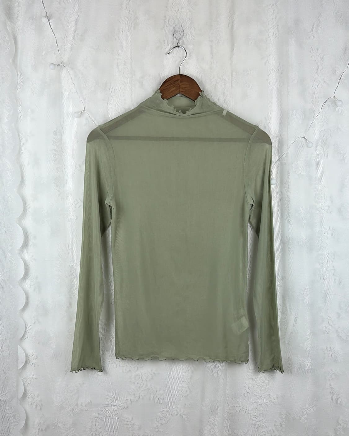 JPN matcha sheer top 상품이미지3