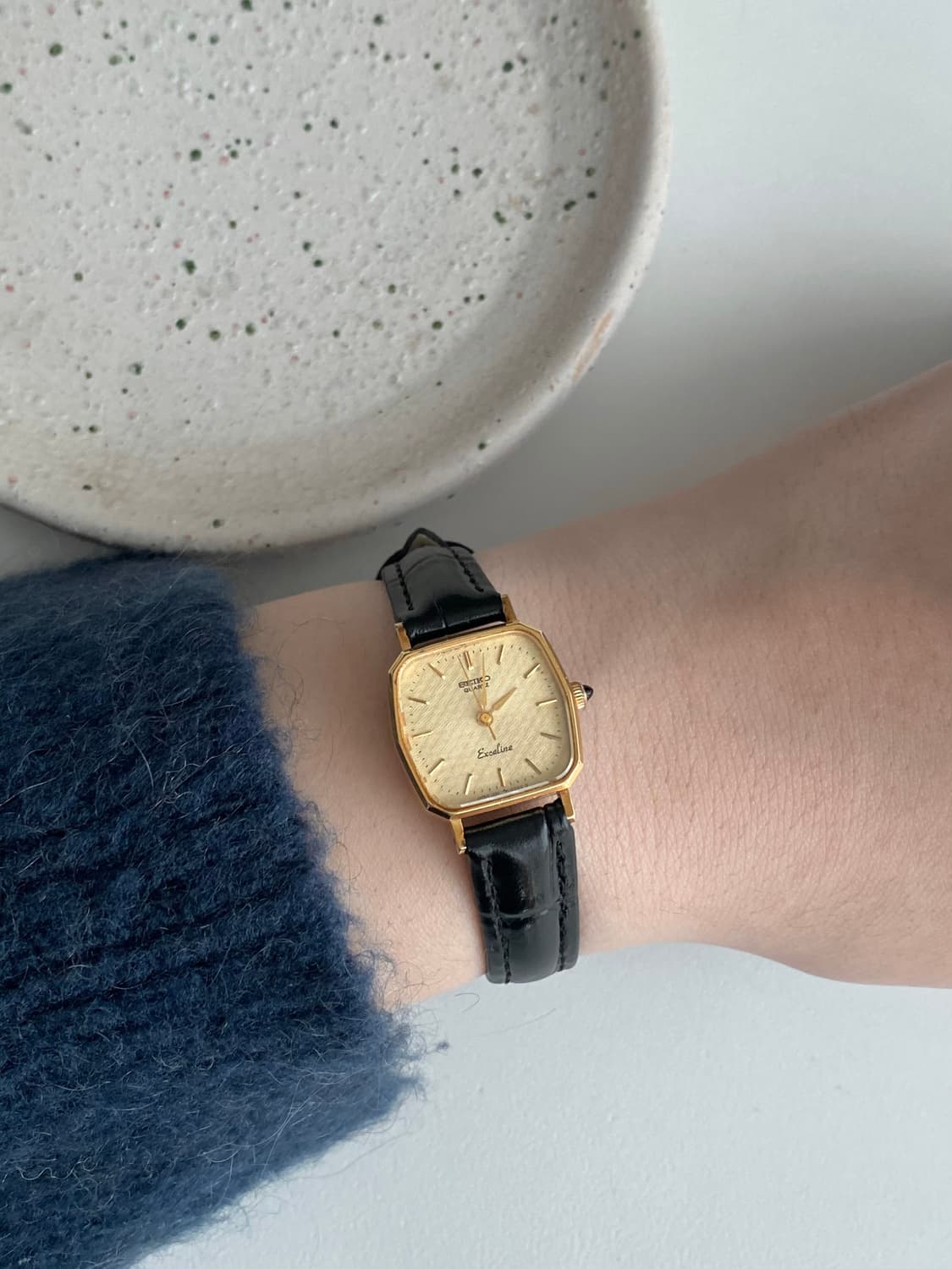 Seiko 세이코 엑셀린 쿼츠 골드 레이디스 상품이미지5