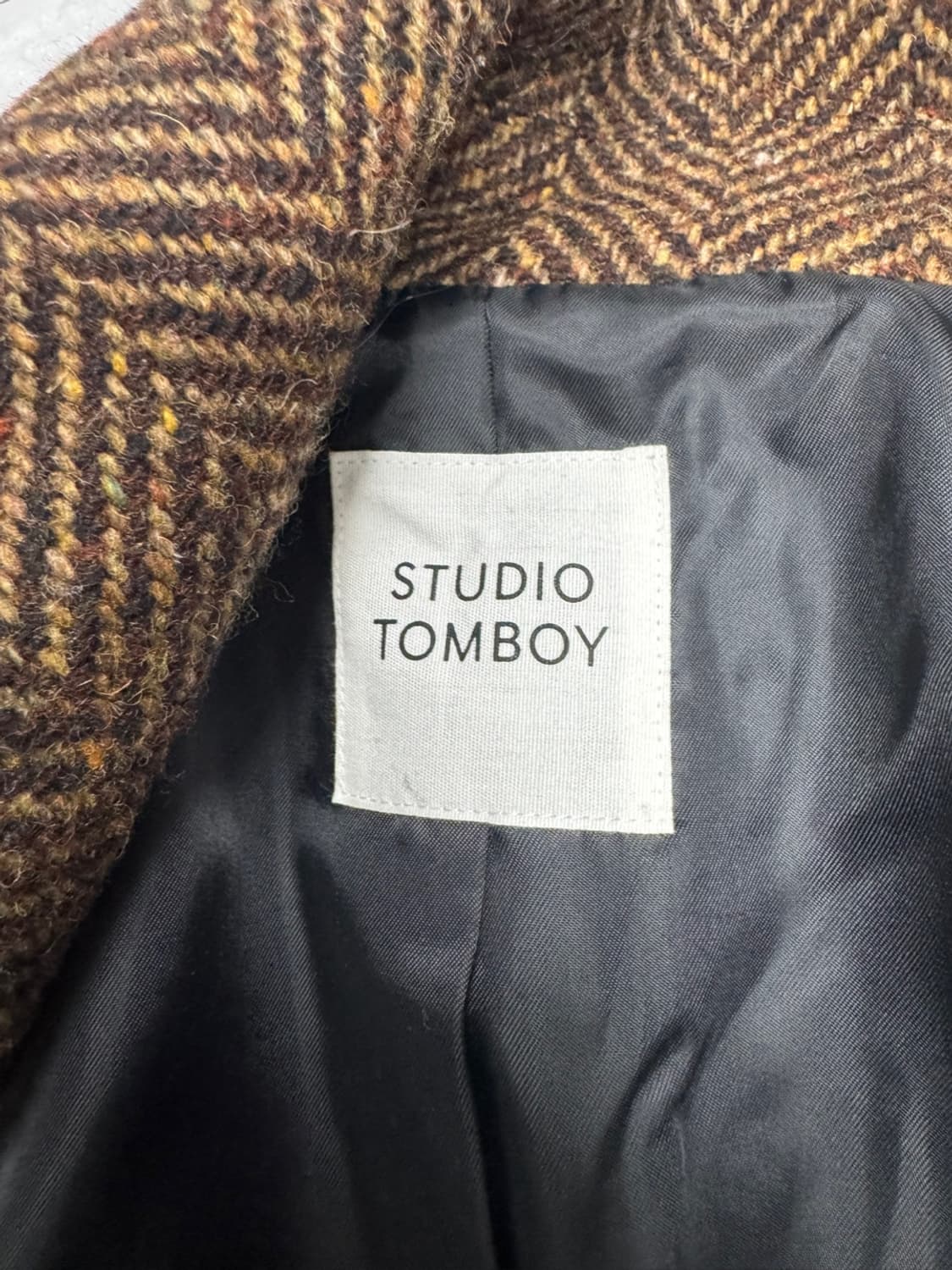 스튜디오 톰보이 23FW 헤링본  상품이미지3