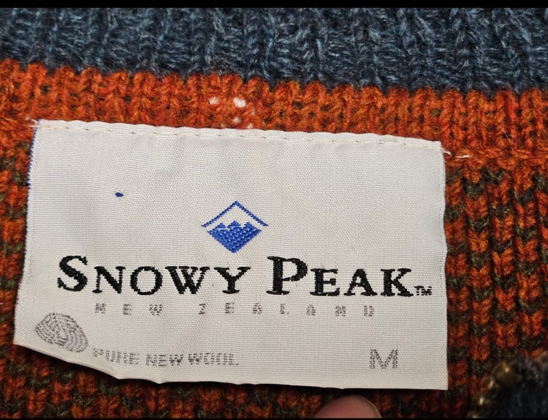 스노위피크 빈티지 반집업 니트/snowy peak 상품이미지4