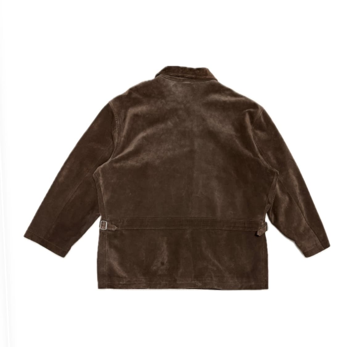 90s 폴로 스웨이드 하프코트 다크브라운 상품이미지2