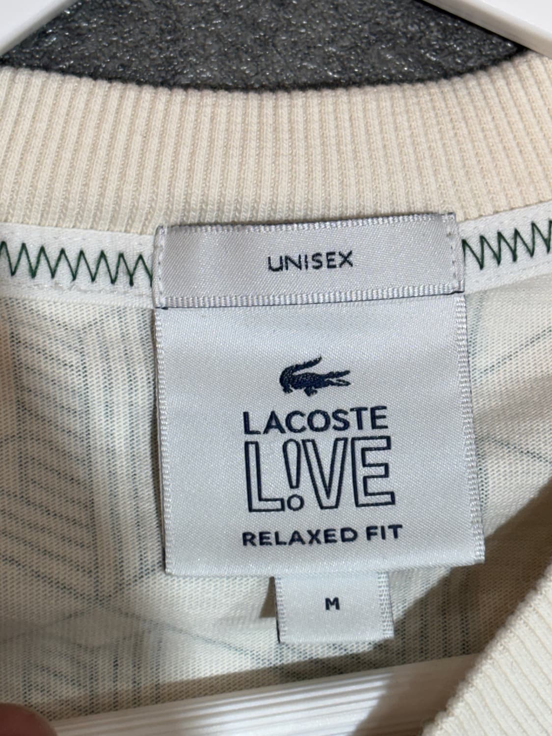 라코스테 유니섹스 모노그램 반팔 티셔츠 100사이즈 상품이미지5