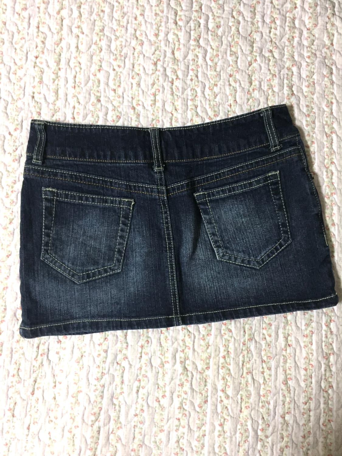 Vintage denim mini skirt 상품이미지3