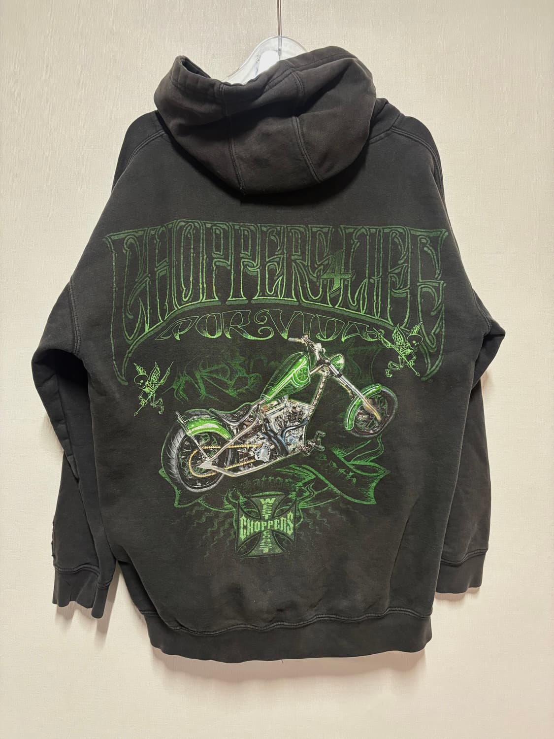 [L] 90's West Coast Choppers 후드 집업 상품이미지2