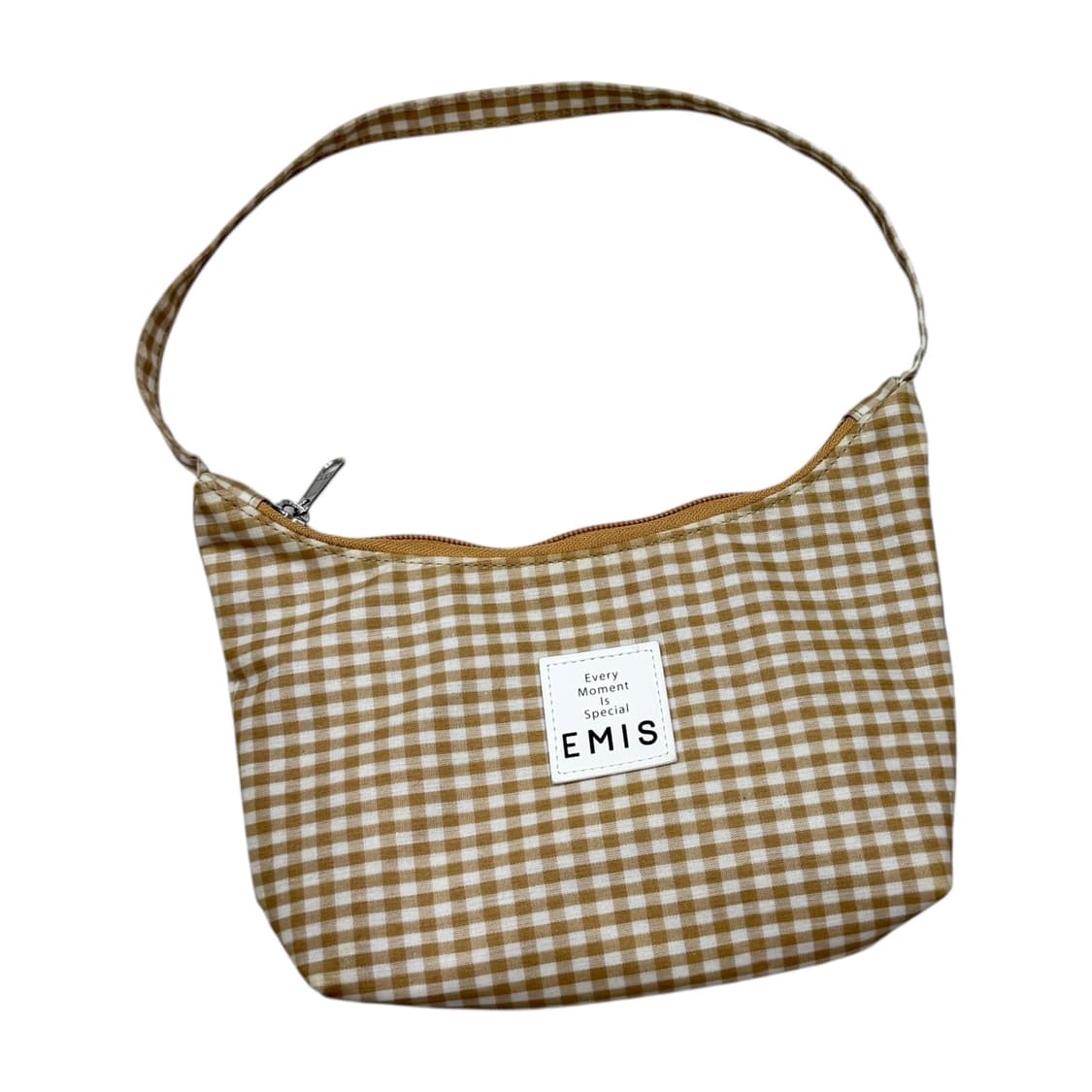 EMIS 이미스 체크 호보백 미니백 옐로우 가방 상품이미지2