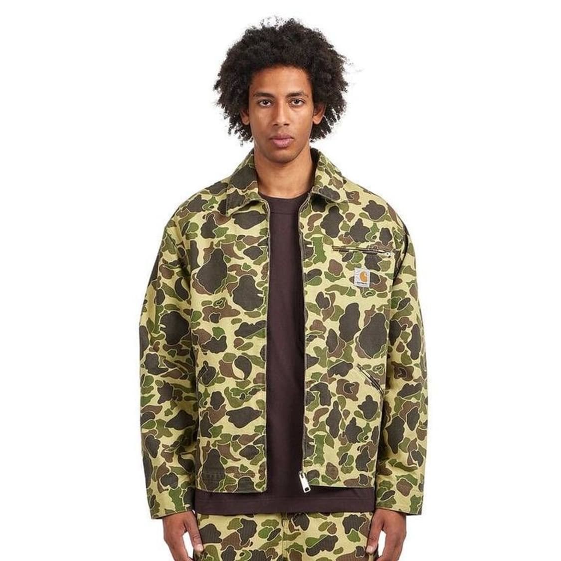 칼하트 wip 디트로이트 자켓 카모 덕 그린 상품이미지1