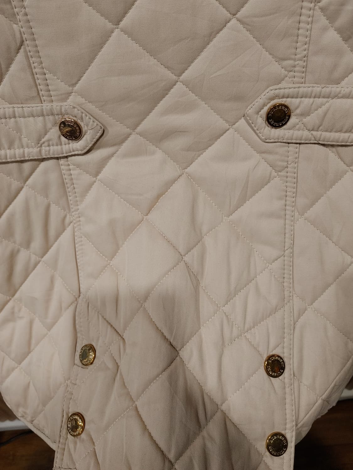 무배) 영국발 버버리 퀼팅자켓 XS-S 상품이미지7