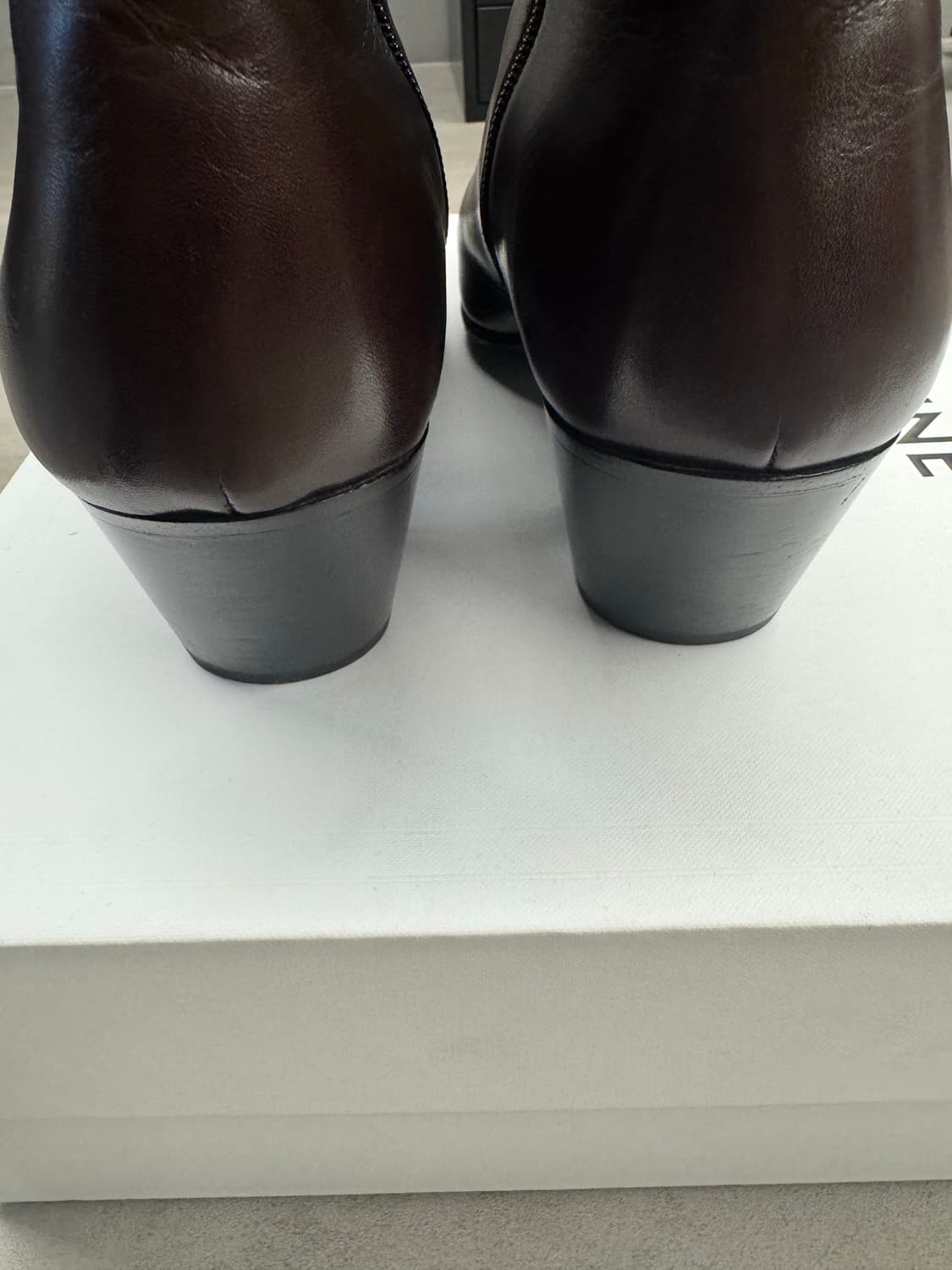 [42]셀린느 Celine 자크노 60mm 부츠 다크브라운 상품이미지2