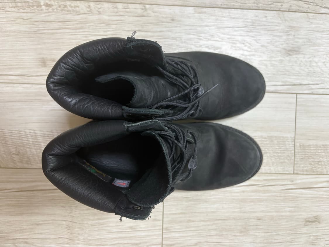 팀버랜드 프리미엄 6인치 워커 부츠 블랙 240 상품이미지4