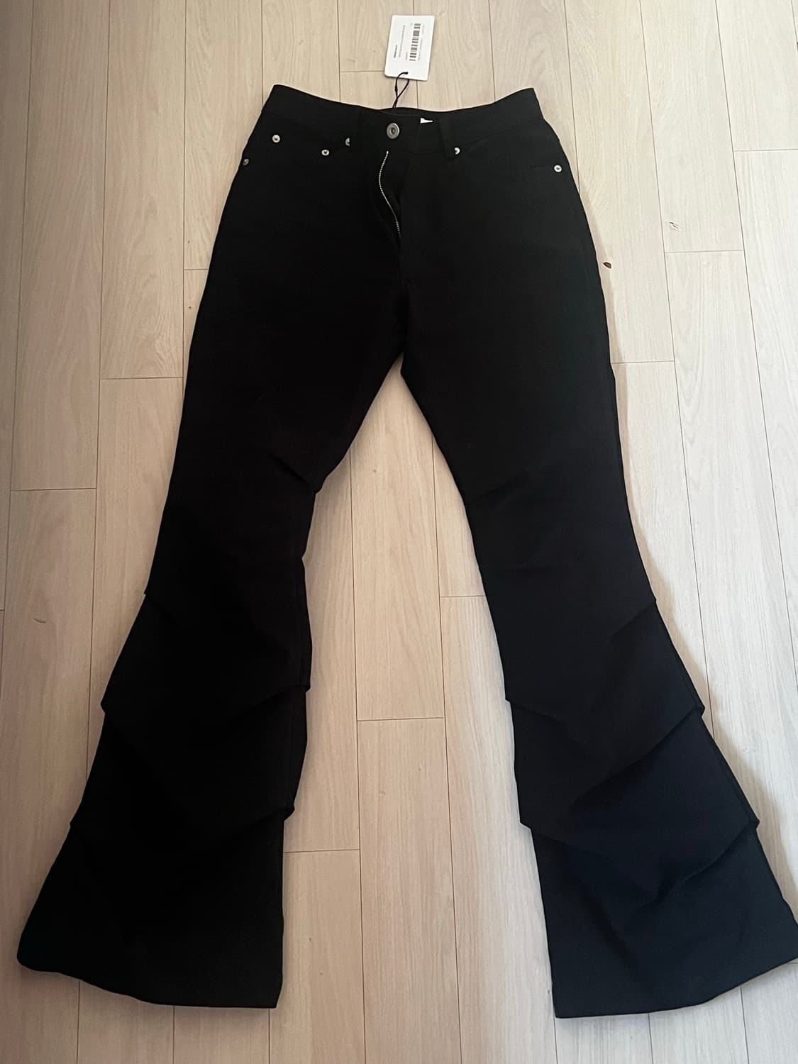 미세키서울 시어링 부츠컷 팬츠 블랙 상품이미지3