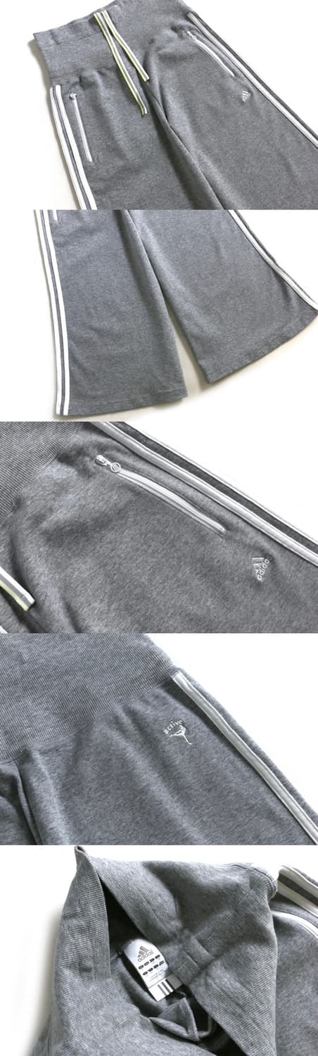 아디다스 와이드 7부 부츠컷 트레이닝 팬츠 상품이미지3