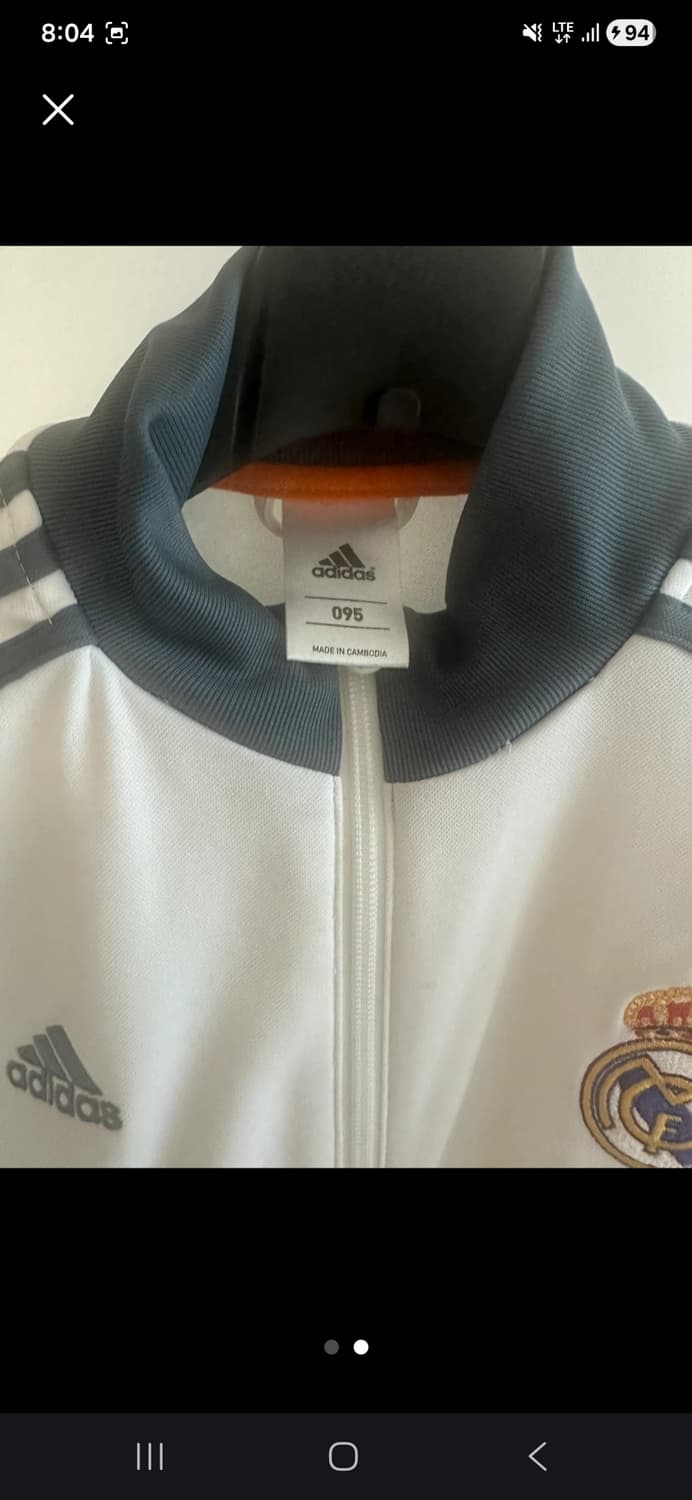 아디다스 레알 마드리드  트랙탑 팝니다 상품이미지4