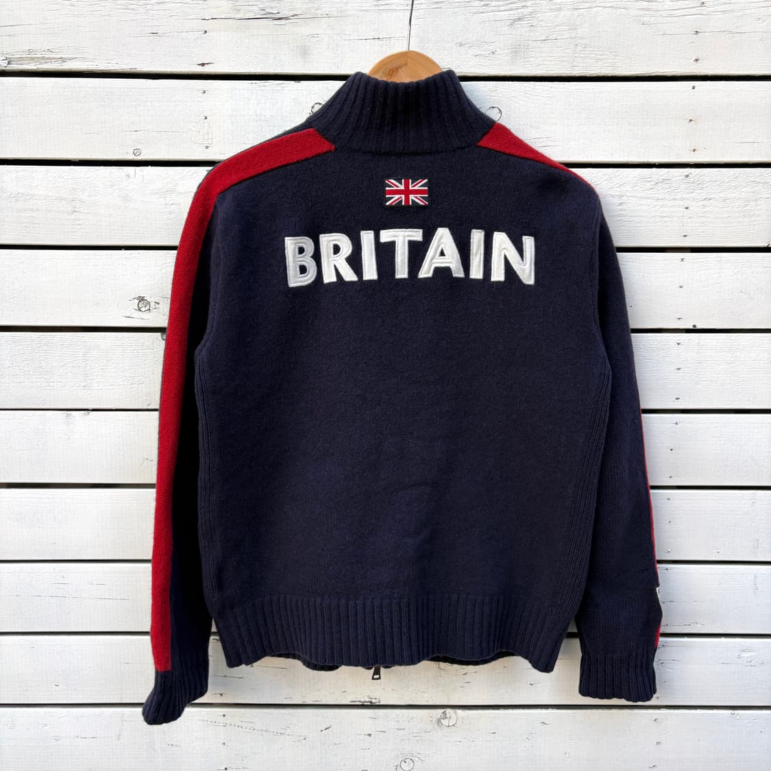 Polo 폴로 빅포니 울 니트 집업 상품이미지2