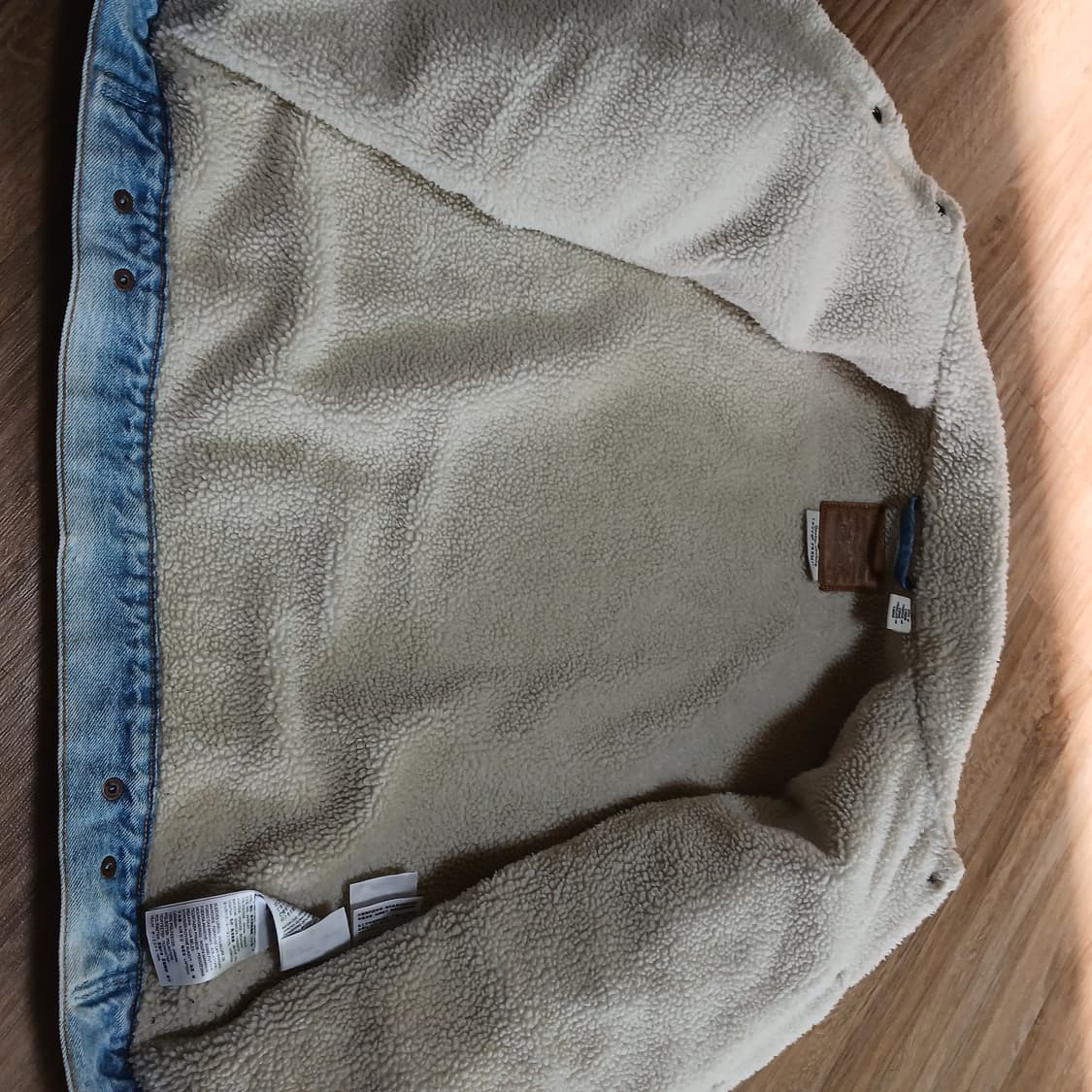 levis 리바이스 미키마우스 양털 쉐르파 데님 자켓 연청 청자켓 상품이미지6