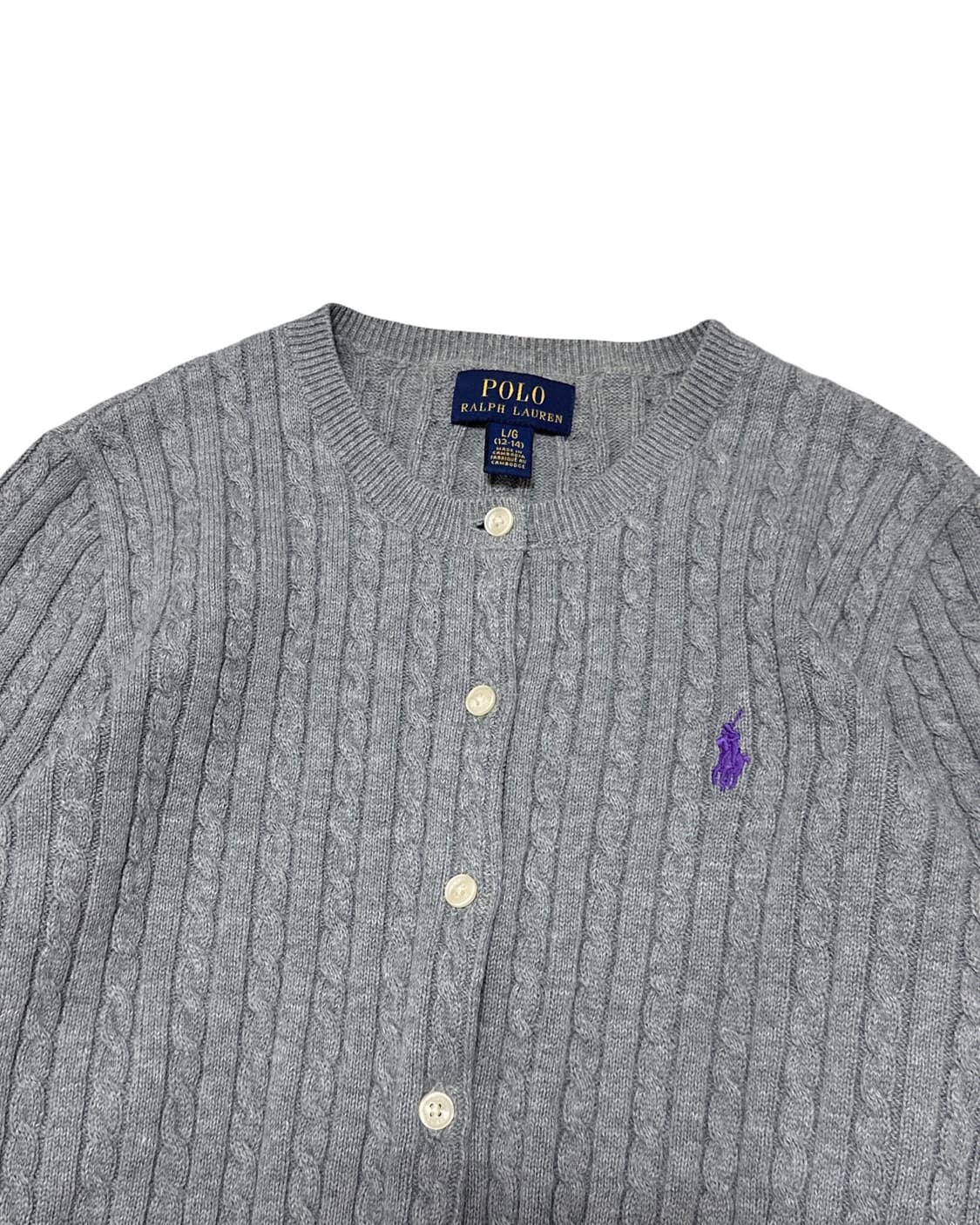 폴로 랄프로렌 케이블 니트 가디건 상품이미지4
