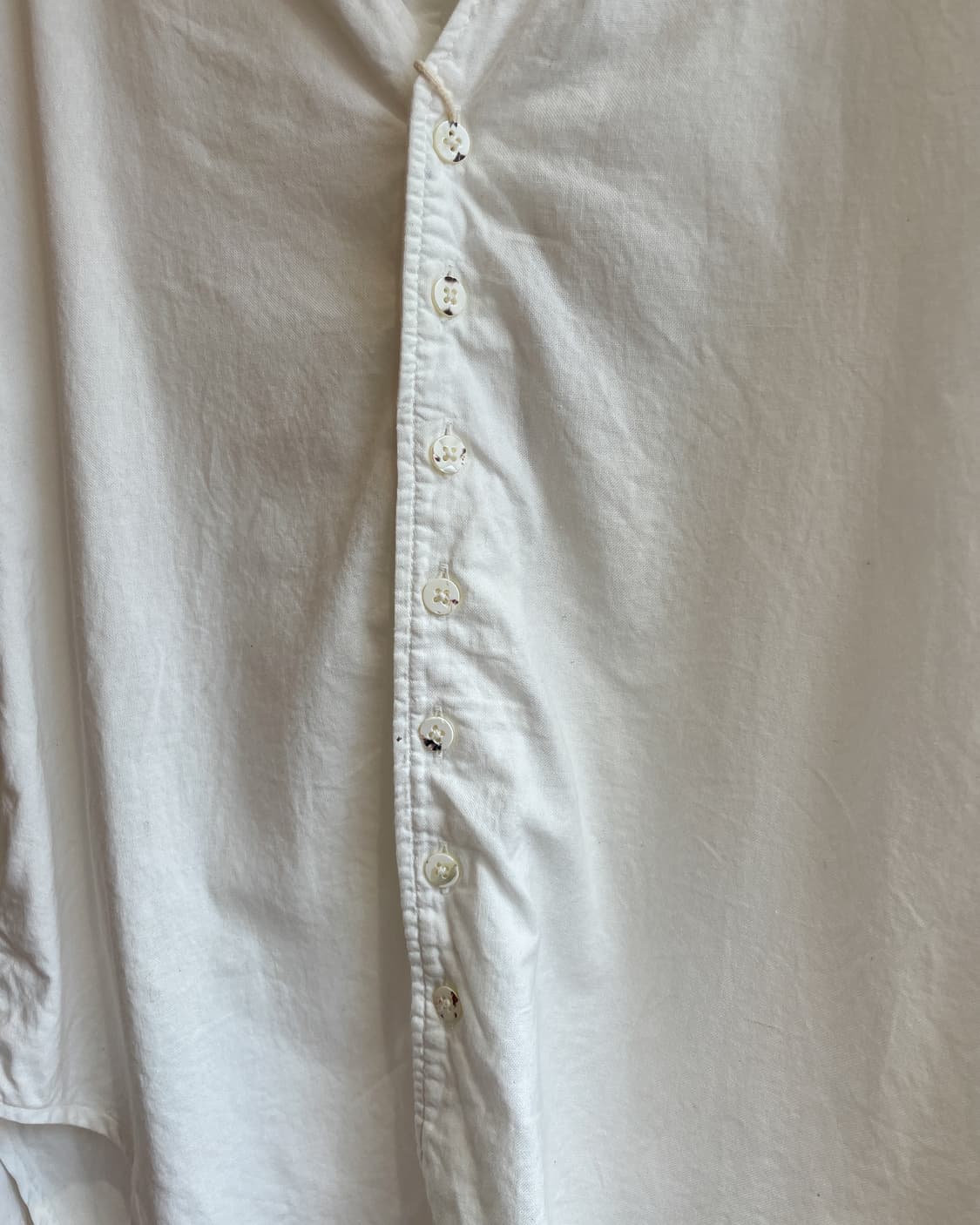 캐피탈 화이트 옥스퍼드 핀 셔츠 상품이미지5