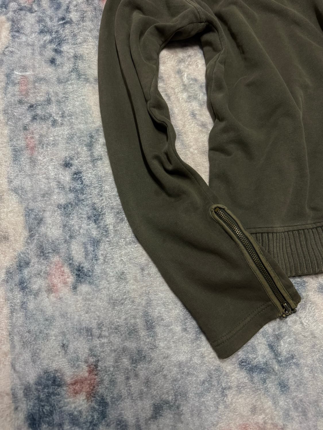 Clonedevgru trimming fur military zip up 상품이미지8