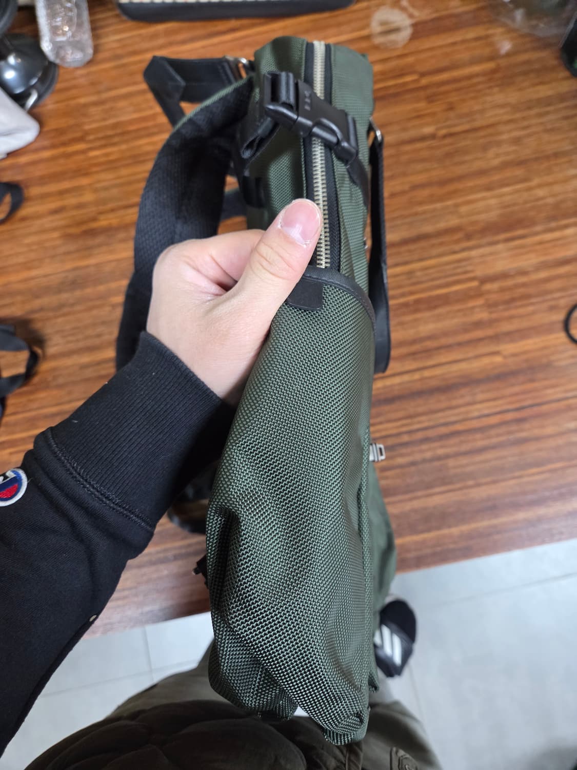 투미 알파 브라보 르준 토트백 겸용 백팩 카키 상품이미지2