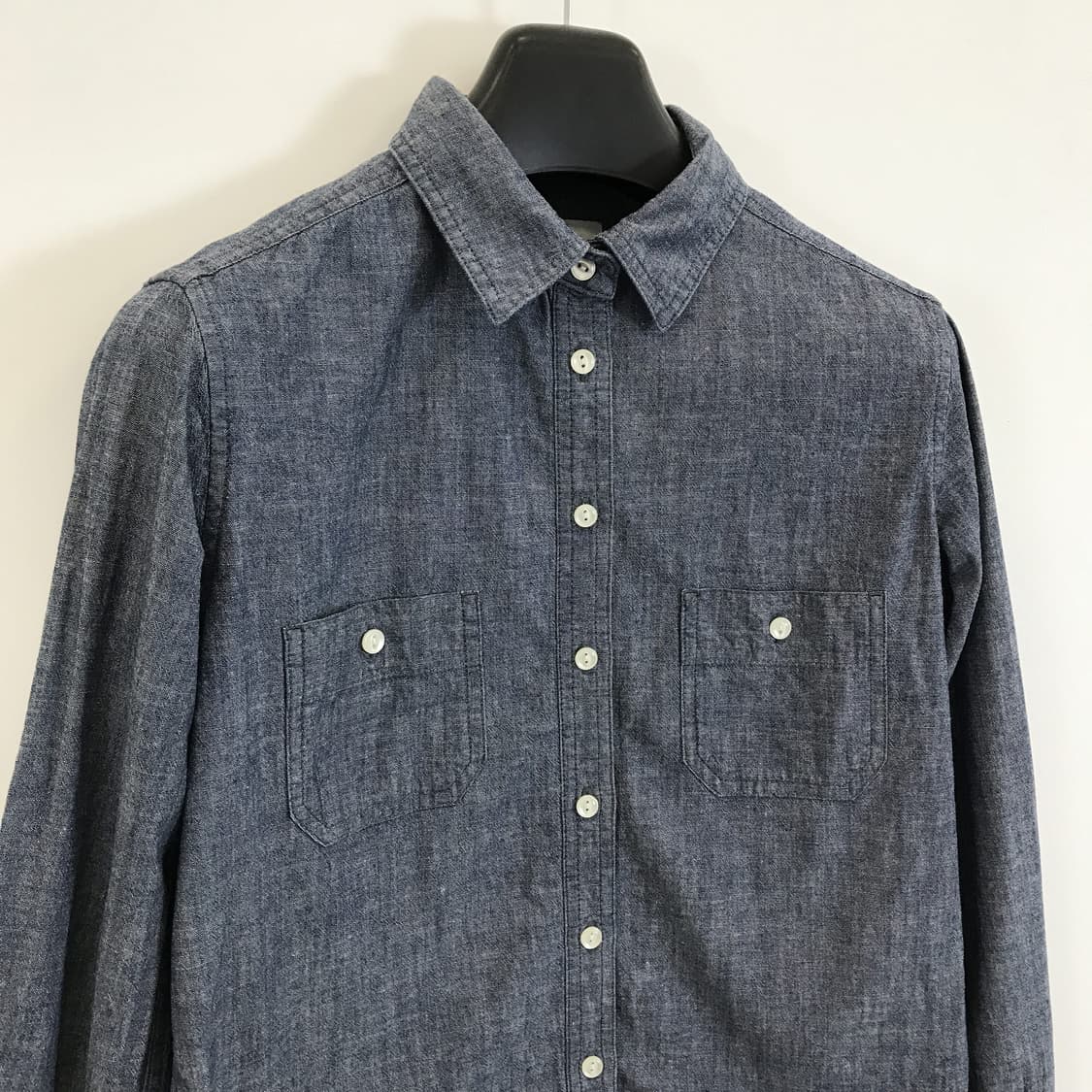 유니클로 샴브레이 셔츠 우먼스 [여성L] 상품이미지2