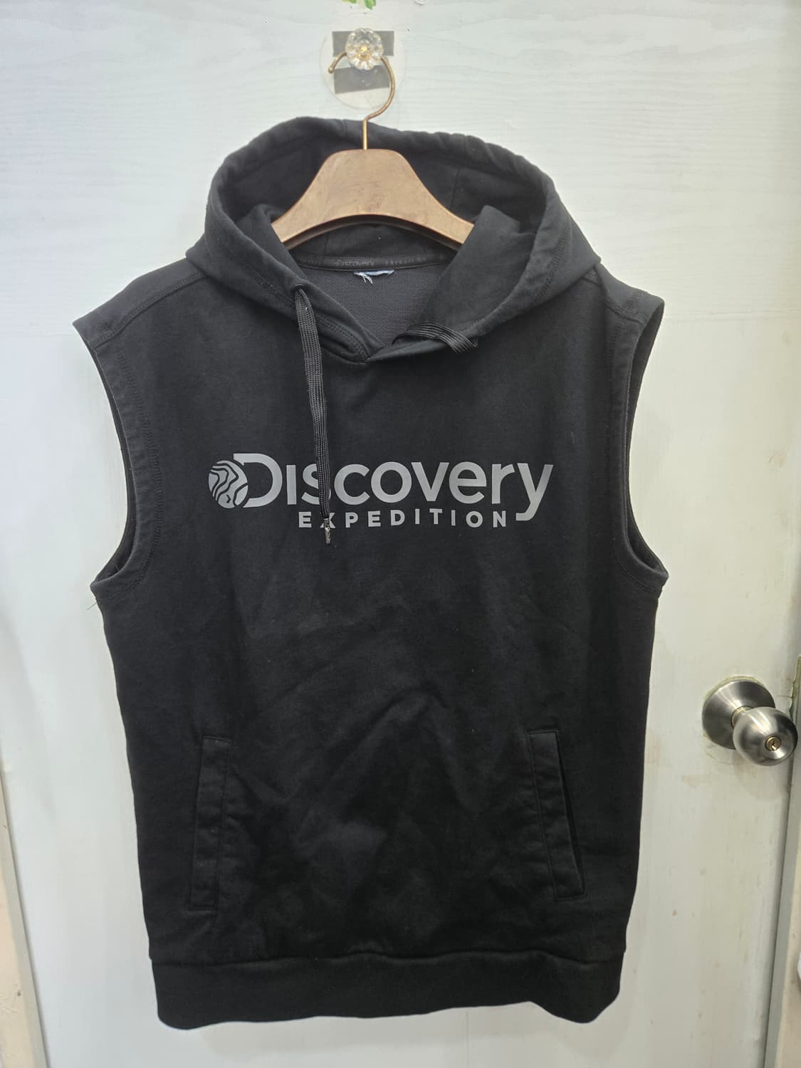 L사이즈,실측참고 )) Discovery 디스커버리 후드 조끼! 상품이미지1