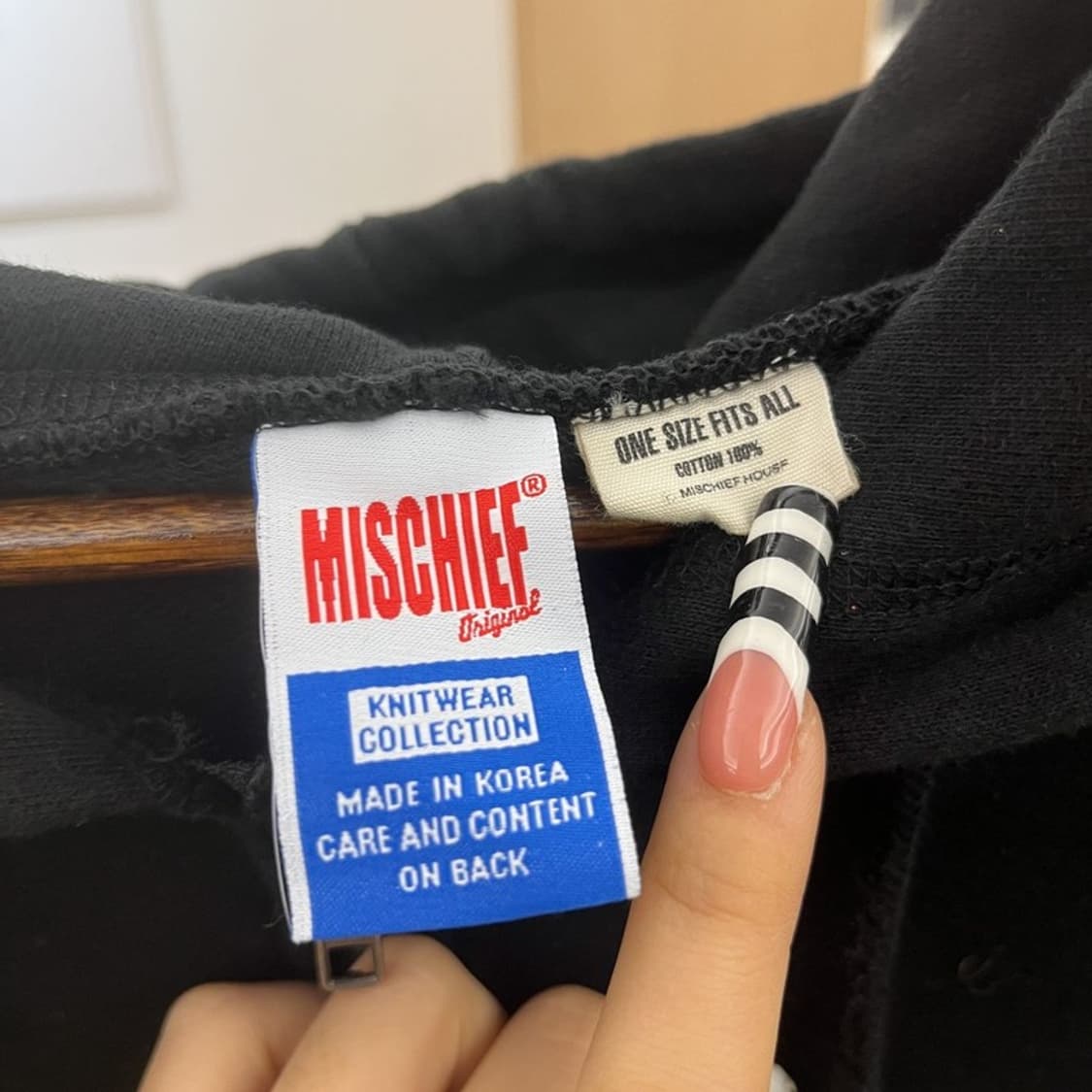 미스치프 스트릿 펑크 힙합 고딕 후드집업 FREE C10381 상품이미지5