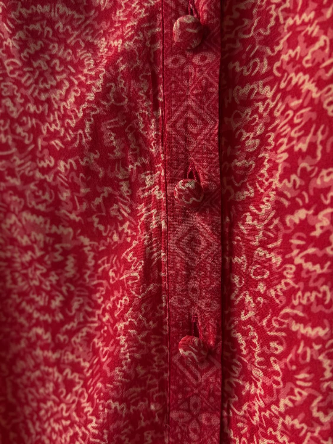 Oriental Pattern Button Shirt 0387 상품이미지6