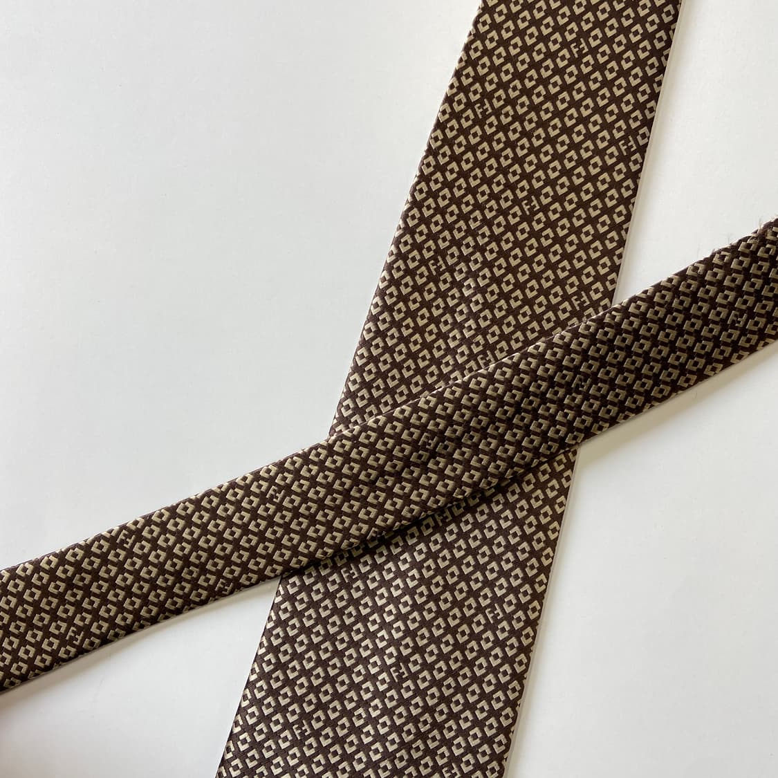 펜디 (FENDI) 모노그램 정품 명품 넥타이 상품이미지7