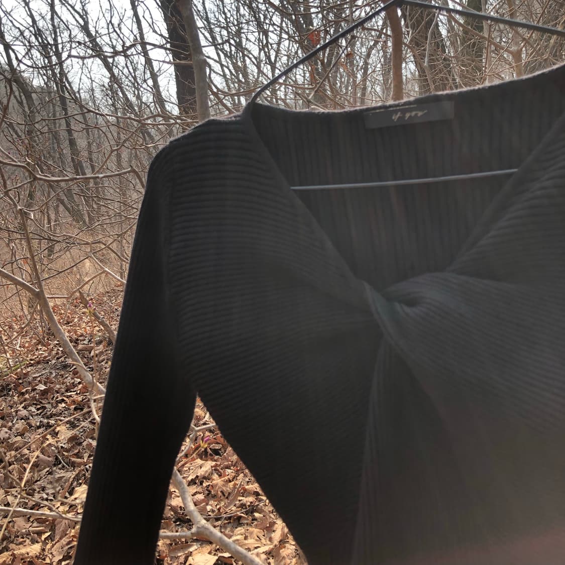 블랙 크롭 니트 🐚  상품이미지6