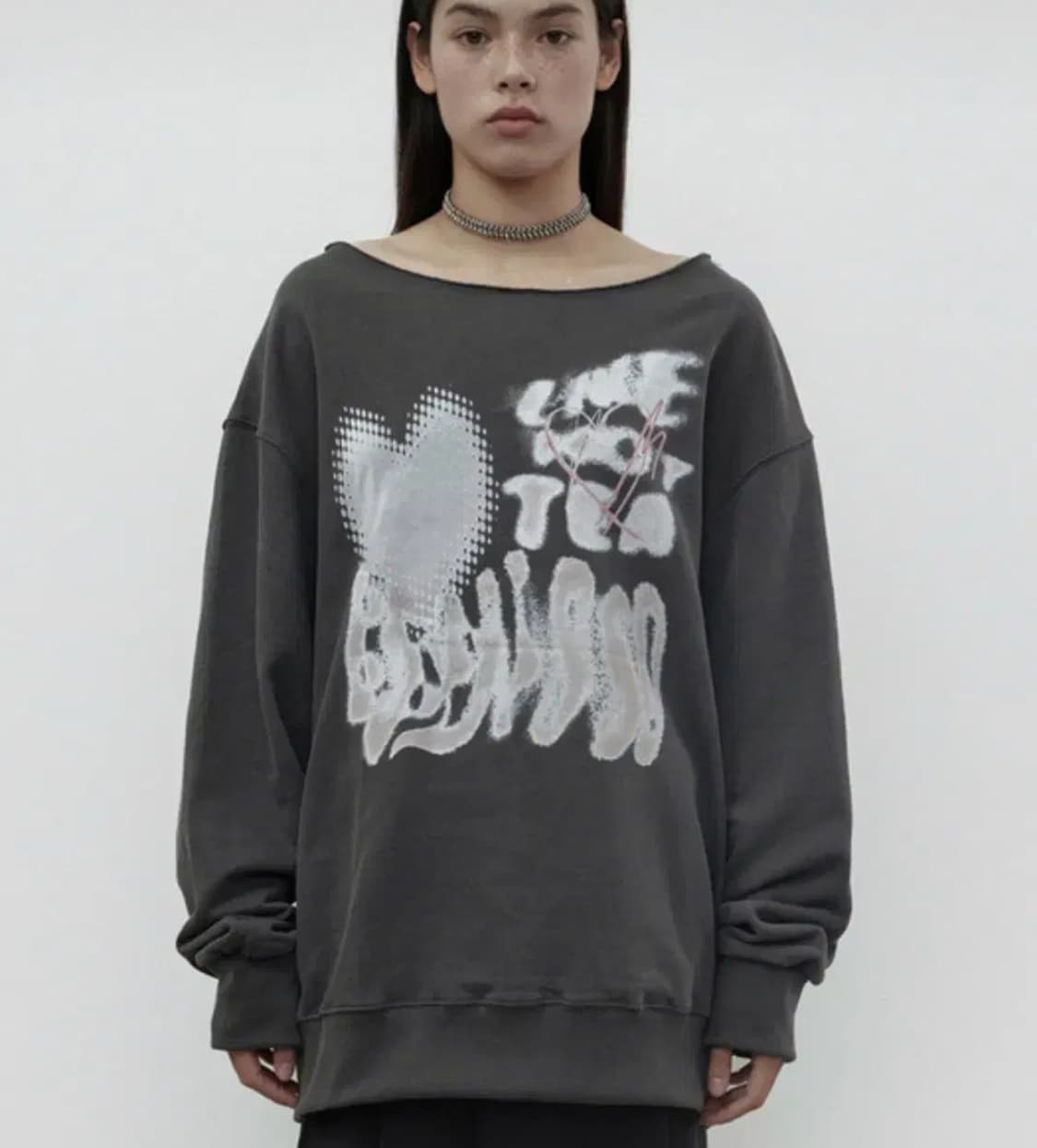 세릭 Cerric ESPRESSO SWEATSHIRT / CHARCOAL 상품이미지1