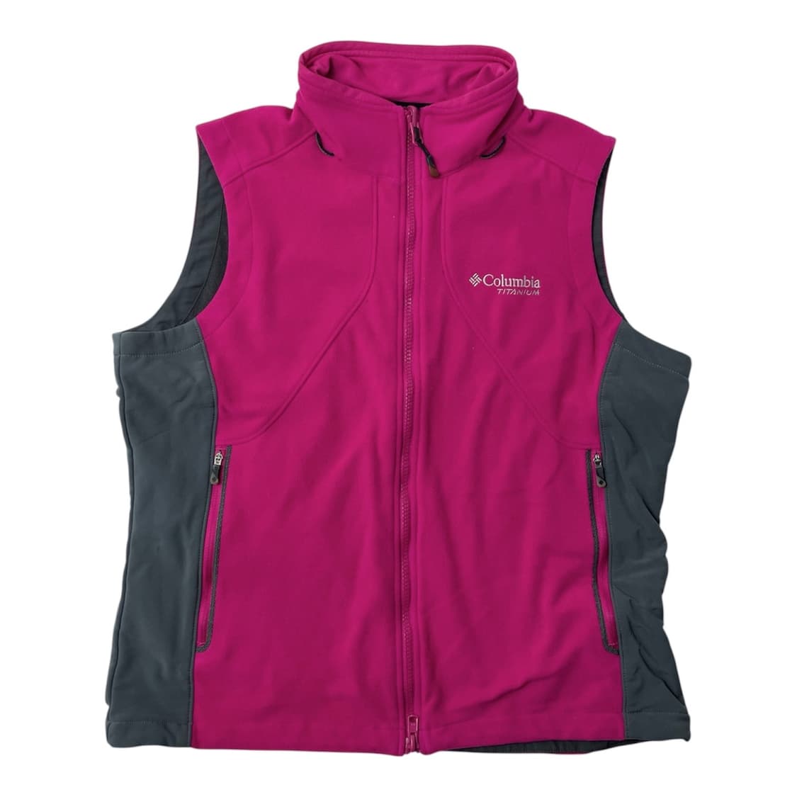 [중고] 컬럼비아 티타늄 여성용 조끼 핑크/그레이 L 상품이미지1