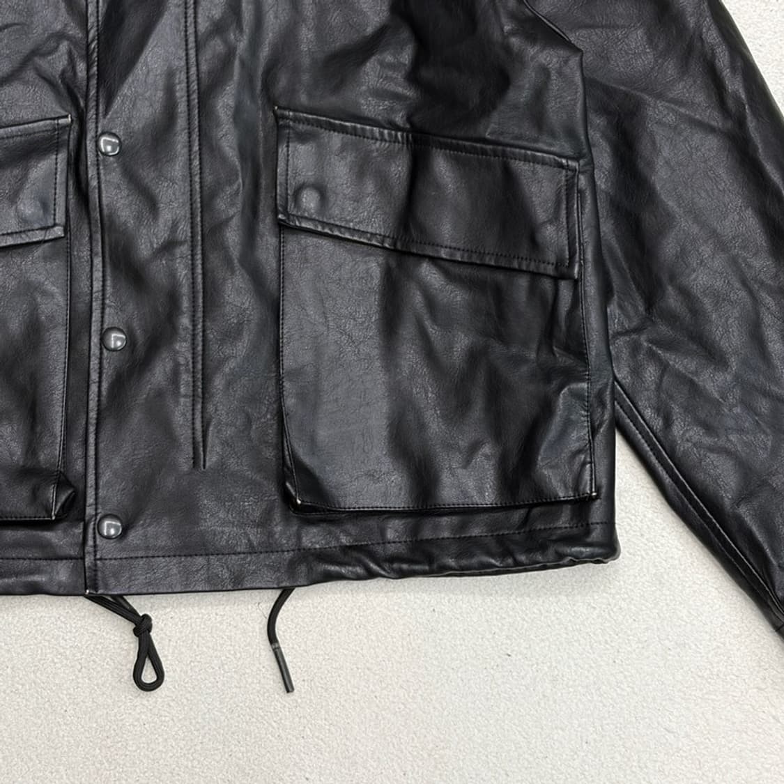 LAFUDGE STORE 버핑레더 오버핏 자켓 S 상품이미지2