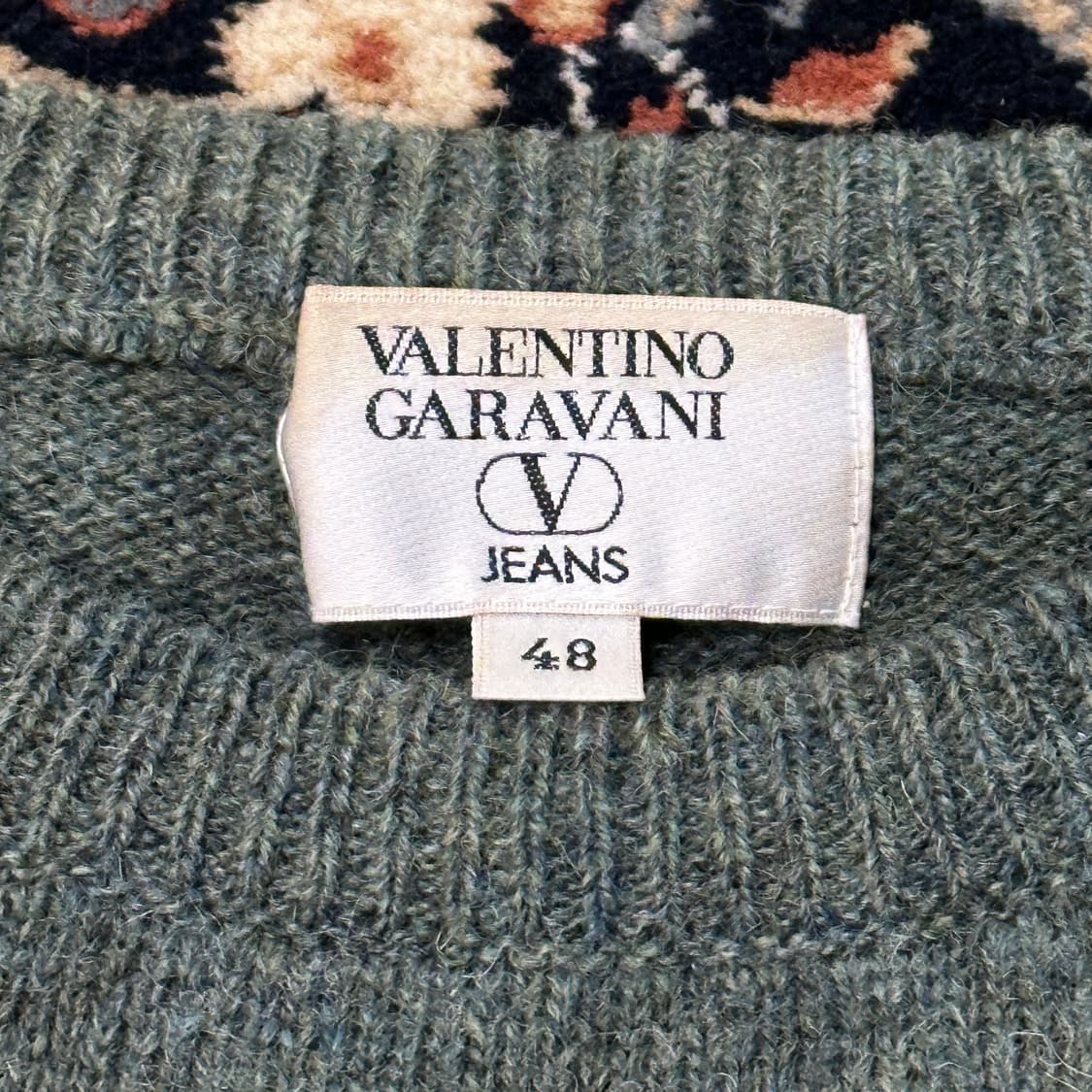 발렌티노 노르딕 페어아일 울 니트 스웨터 (M-L) 상품이미지3