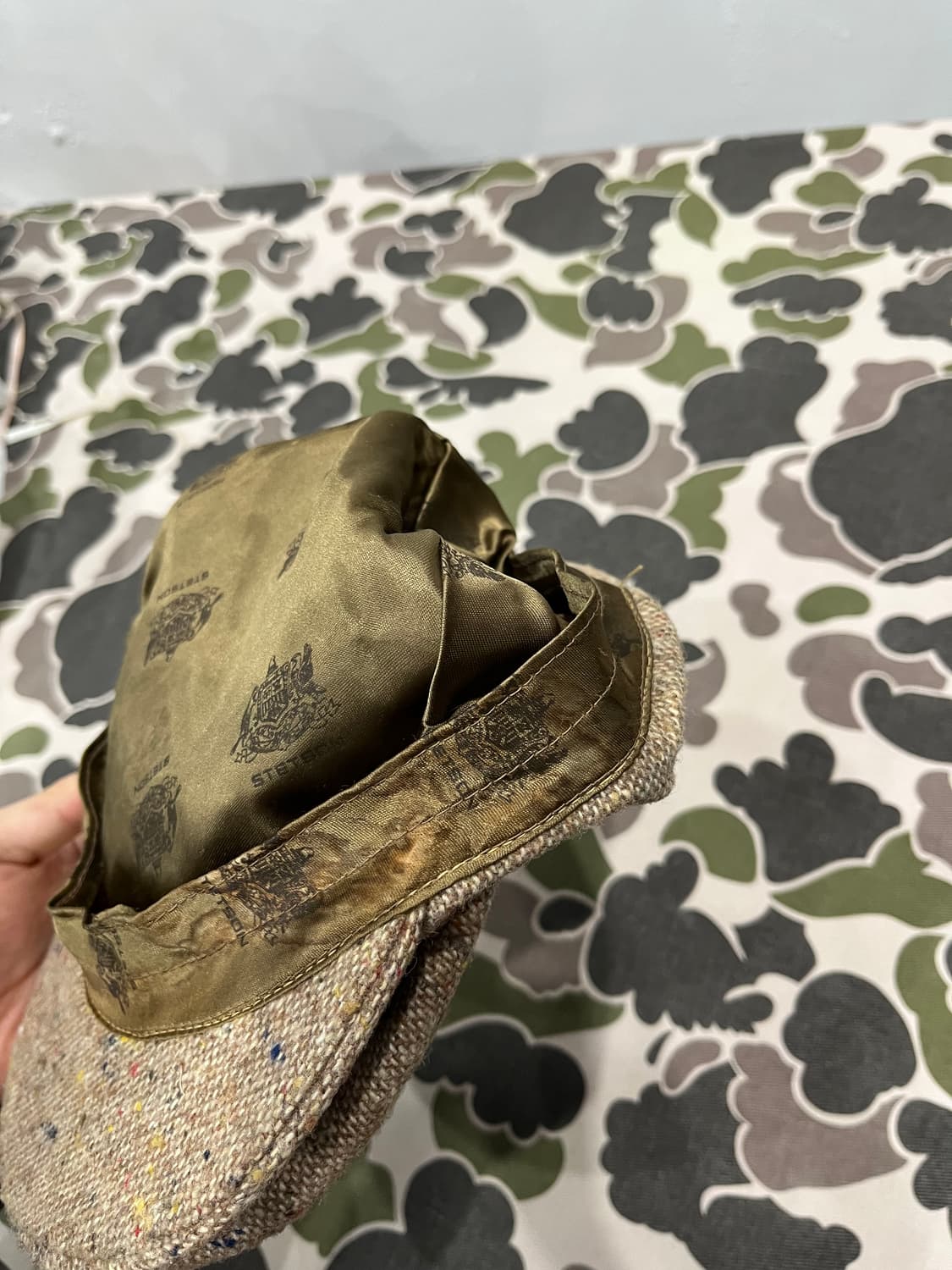 Stetson 스텟슨 울 트위드 헌팅캡 모자 MADE IN USA (S) 상품이미지8