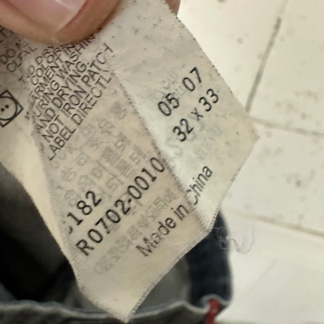 32 리바이스 와이드 세깅 데님 상품이미지4