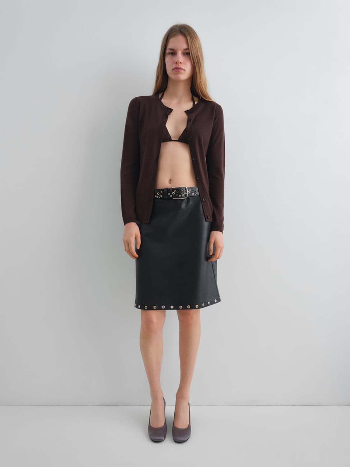 [XS,S,M]기마구아스 Rebecca 가디건/브라운 상품이미지2