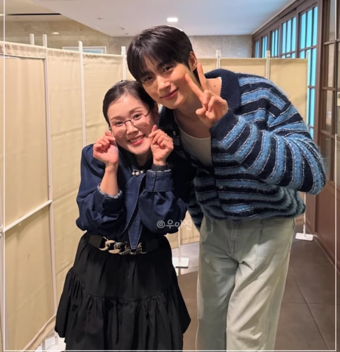 R13 알써틴 데이먼 와이드 레그 찢청진 28 상품이미지6