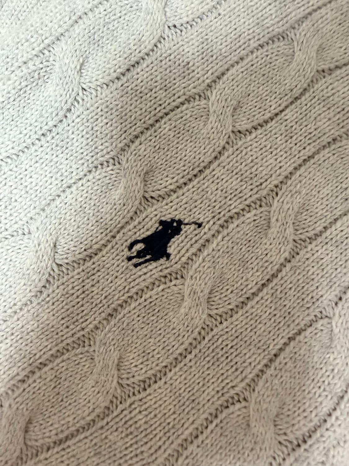 폴로 랄프로렌 그레이 케이블 니트 상품이미지2