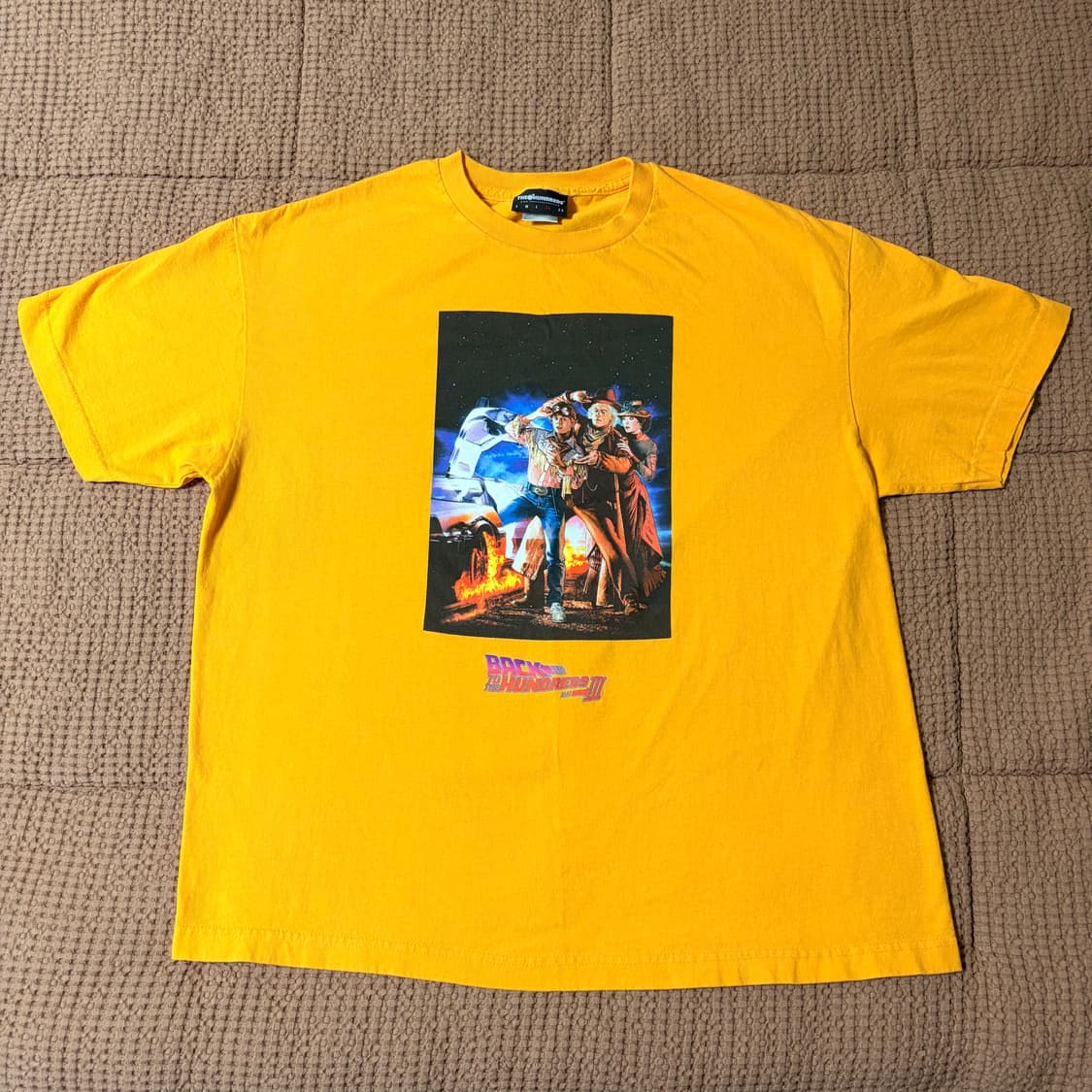 더 헌드레드 X 백트더퓨처 콜라보 티셔츠 상품이미지2