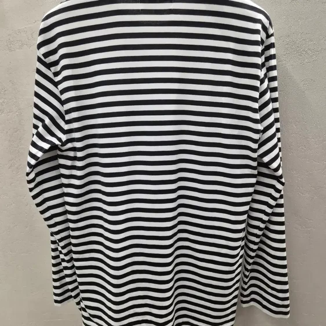CDG 꼼데가르송 단가라 긴팔 티셔츠 블랙 XL 상품이미지3