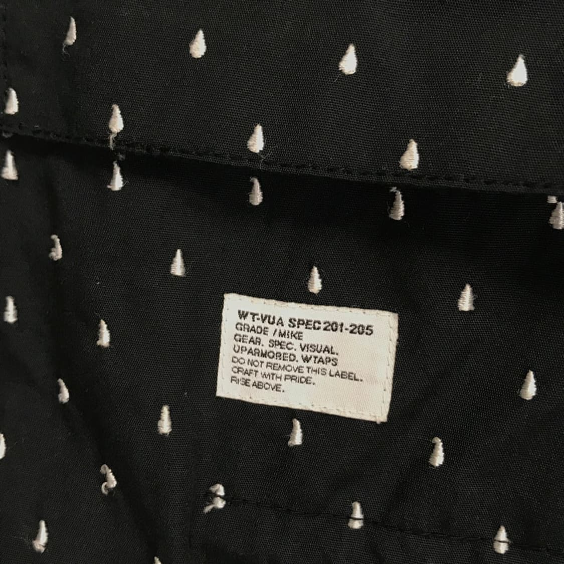 WTAPS RAINDROP M-65 JACKET BLACK 상품이미지3