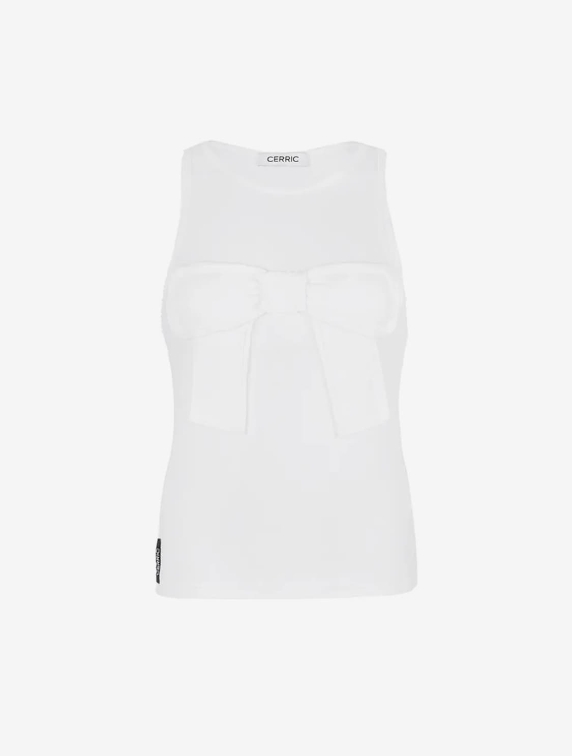 세릭 리본 슬리브리스 CERRIC RIBBON SLEEVELESS  상품이미지1