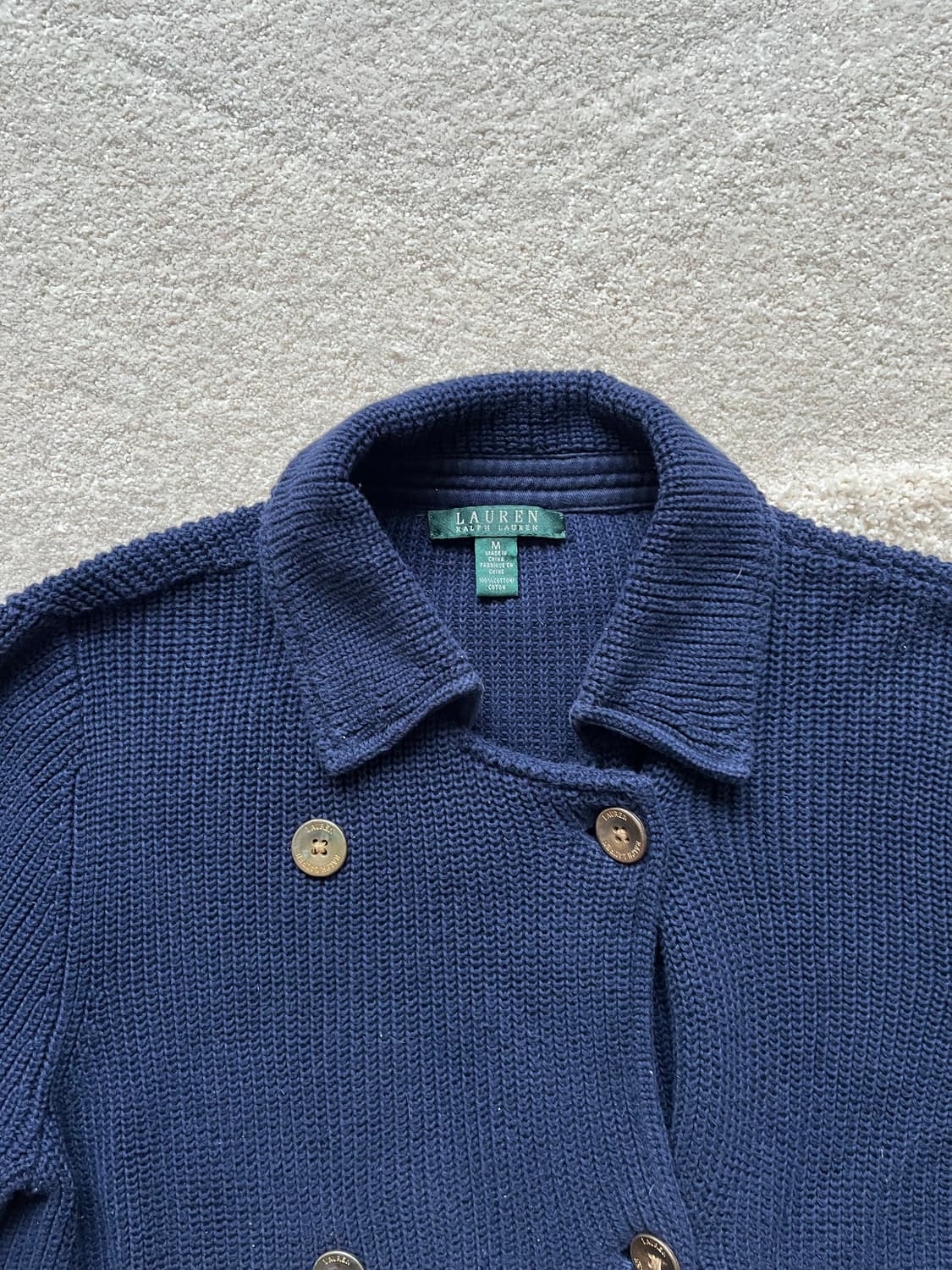 폴로 랄프로렌 더블블레스트 니트 가디건 (95-100) 상품이미지3