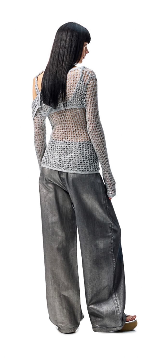 원진스튜디오 실버 데님팬츠 L 상품이미지3