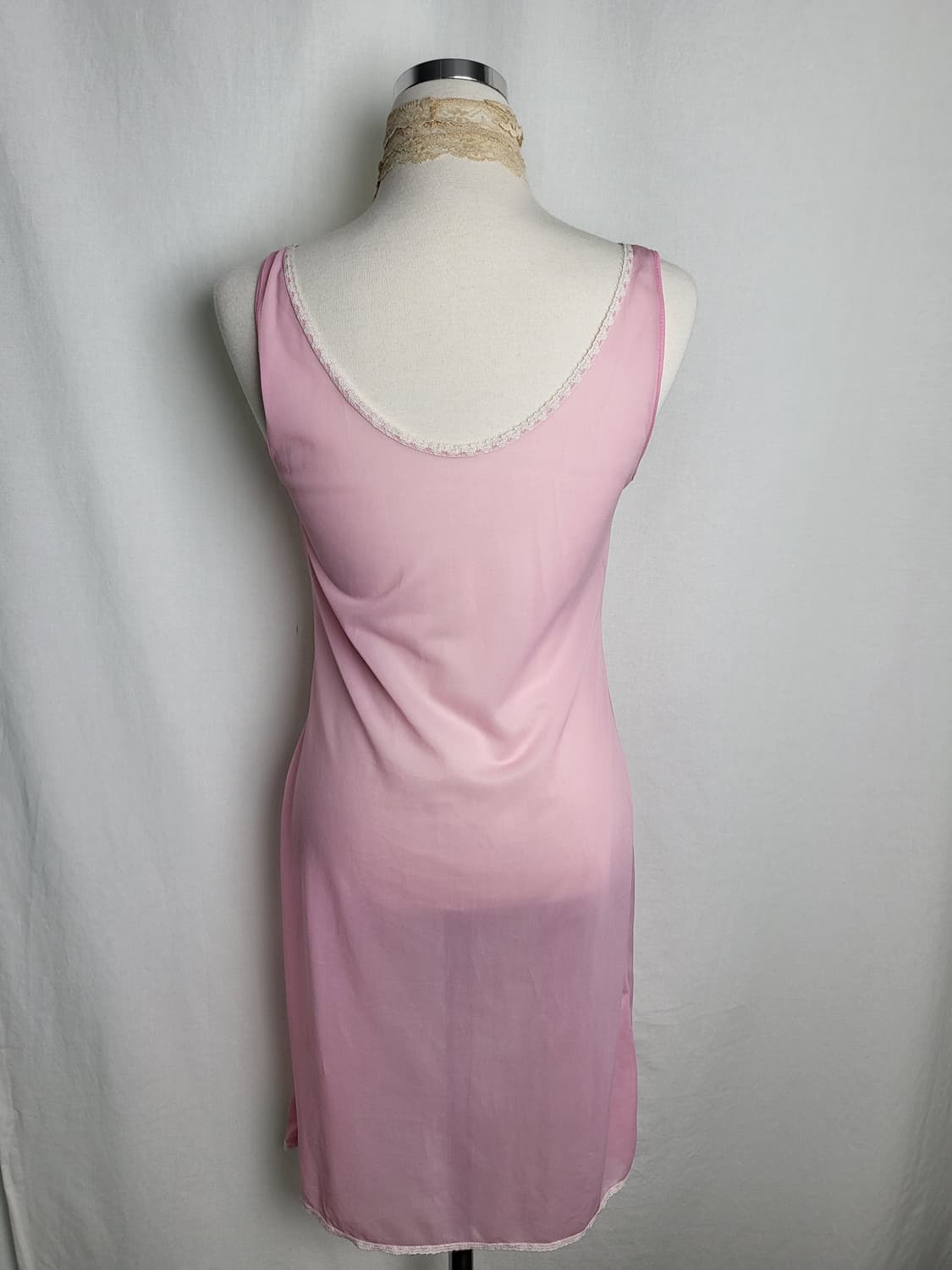 빈티지 더스티 핑크 슬립 원피스 상품이미지6
