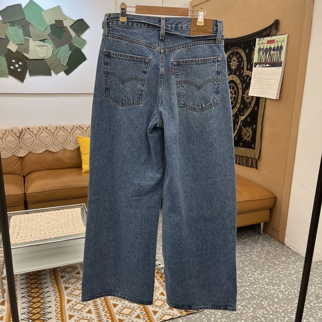 리바이스 프리미엄 레트로 빈티지 와이드 데님팬츠 27인치 C10844 상품이미지4