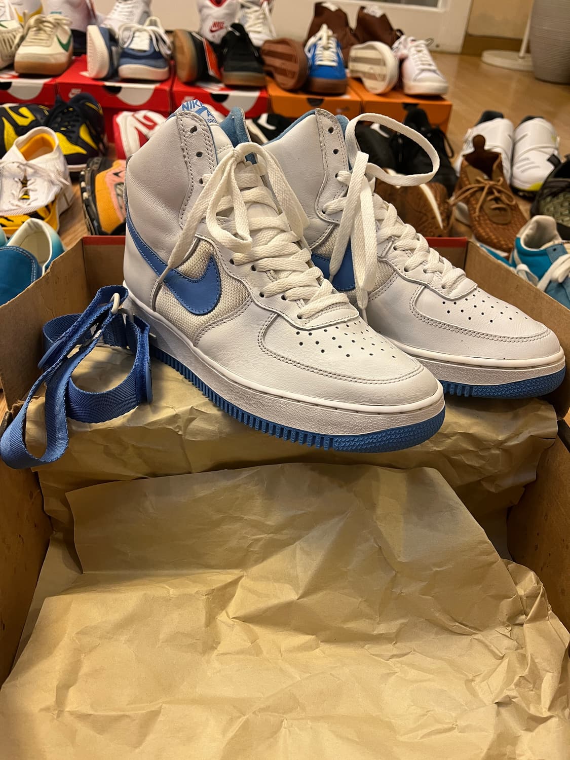 1999 나이키 에어포스 하이 메쉬 255 기무타쿠 히어로 새제품 상품이미지4