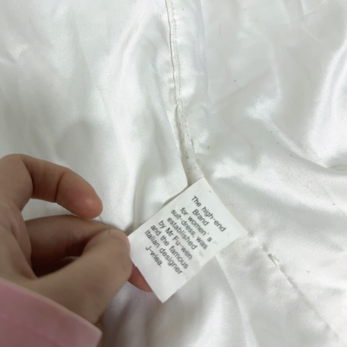 빈티지 이타리아 디자인너 트위드 라쿤퍼 자켓 상품이미지7