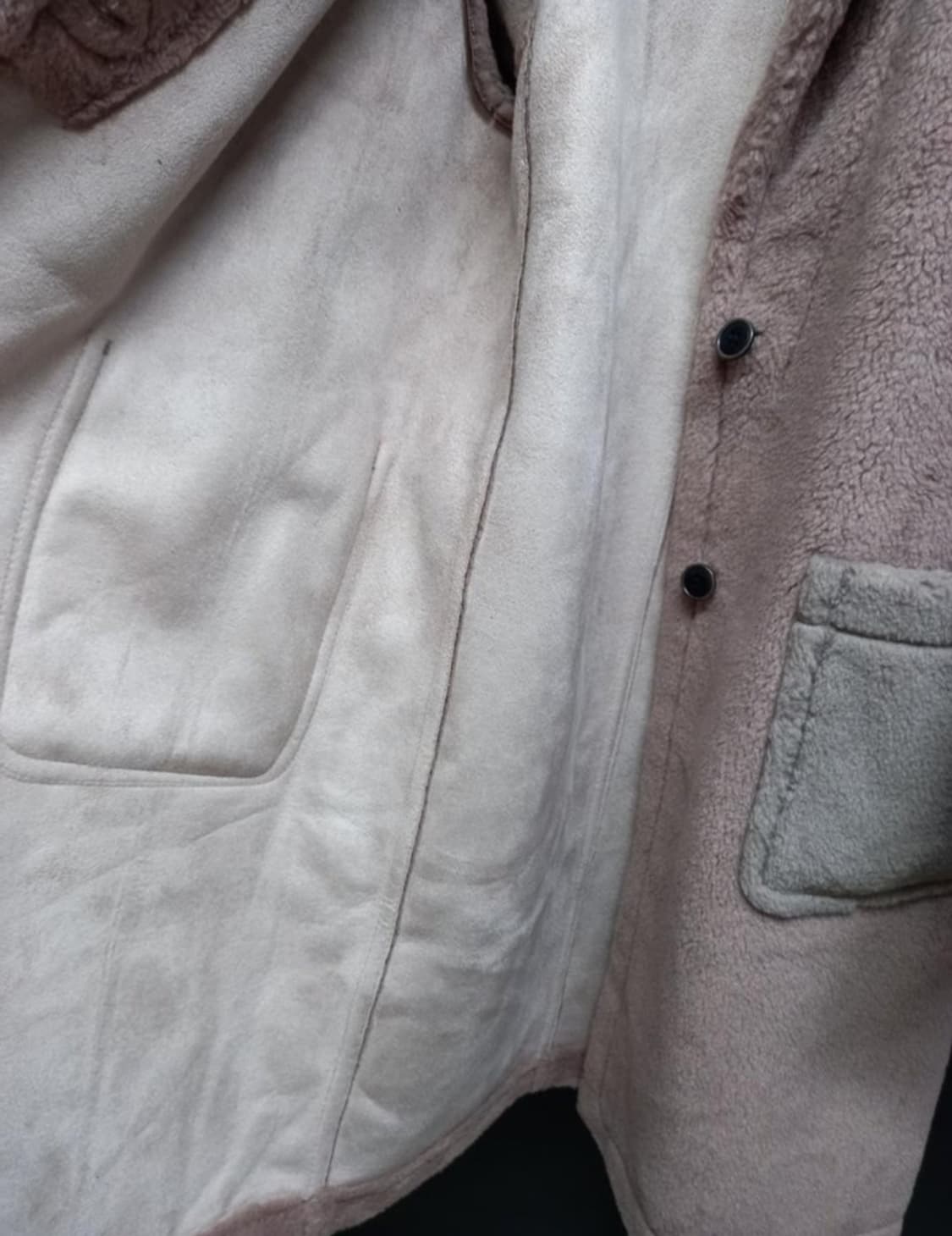 새 써스데이아일랜드 부클 테디베어 롱 코트 66 상품이미지8