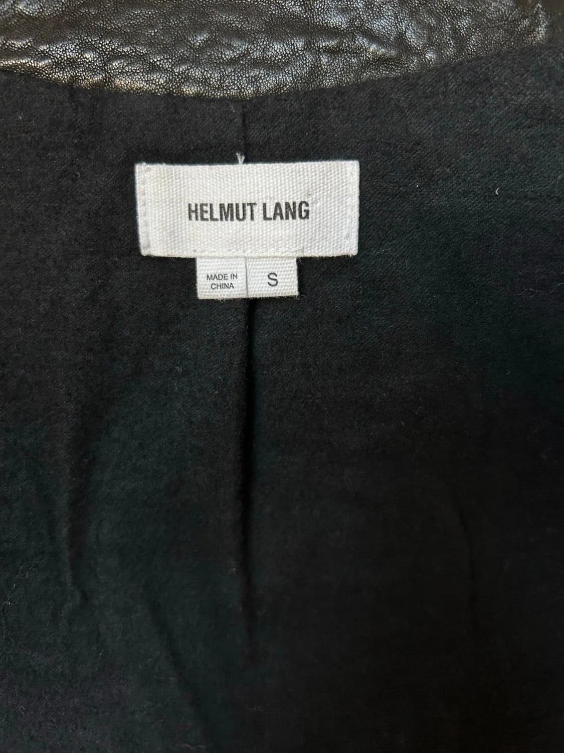 헬무트 랭 다크 브라운 램 레더 바이커 자켓 상품이미지7